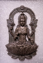 Pyrit Lakshmi ji with selenite Base