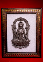 Pyrit Lakshmi ji with selenite Base